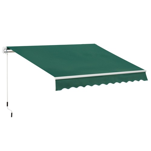 Outsunny manual retractable - manual,