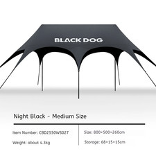 BLACKDOG Outdoor Camping Vinyl