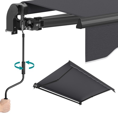 Songmics retractable awning - retractable,