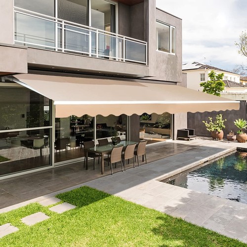 Garden retractable awning - retractable,